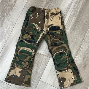 Kids Camouflage Cargo Jeans